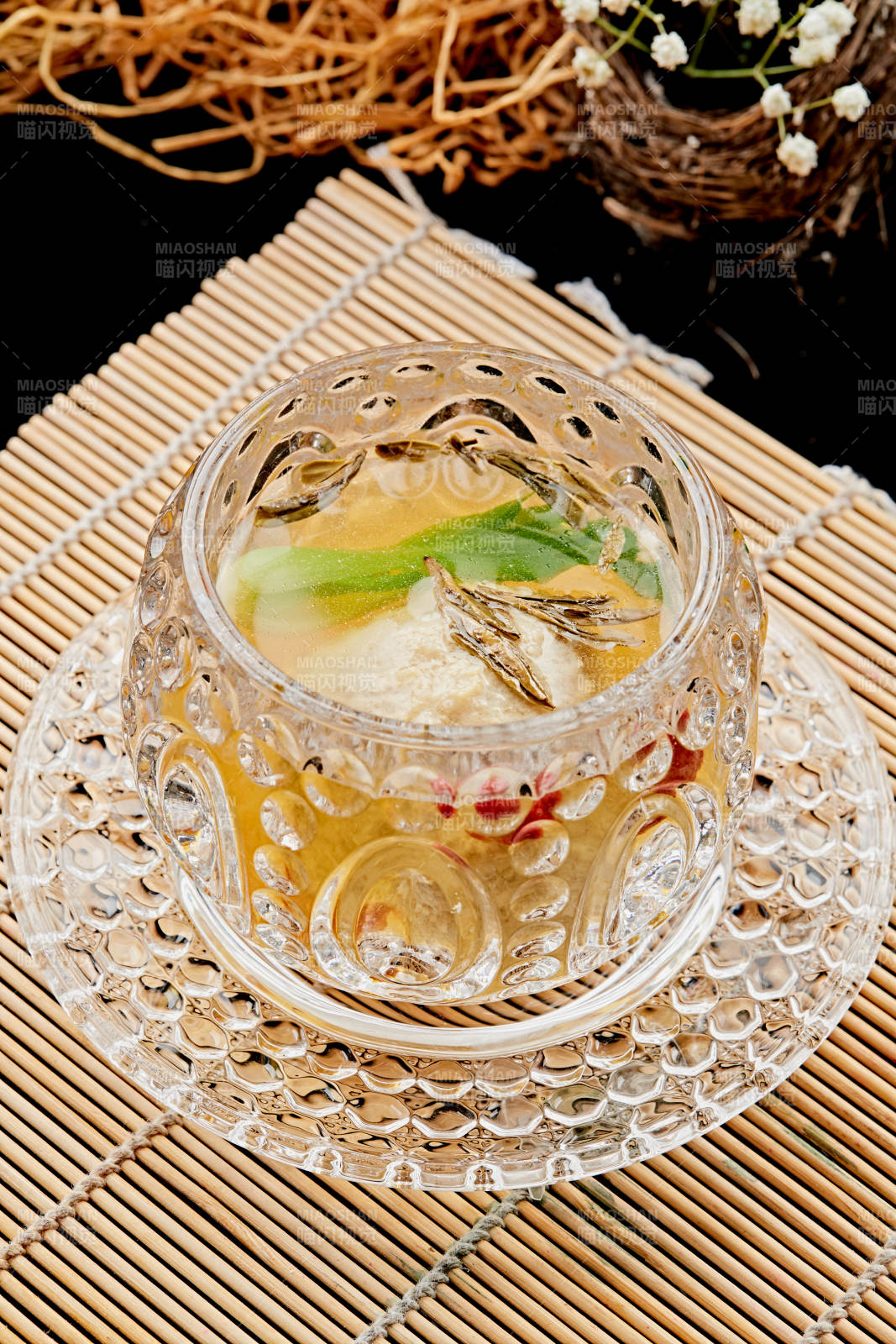 鸡汤龙井狮子头