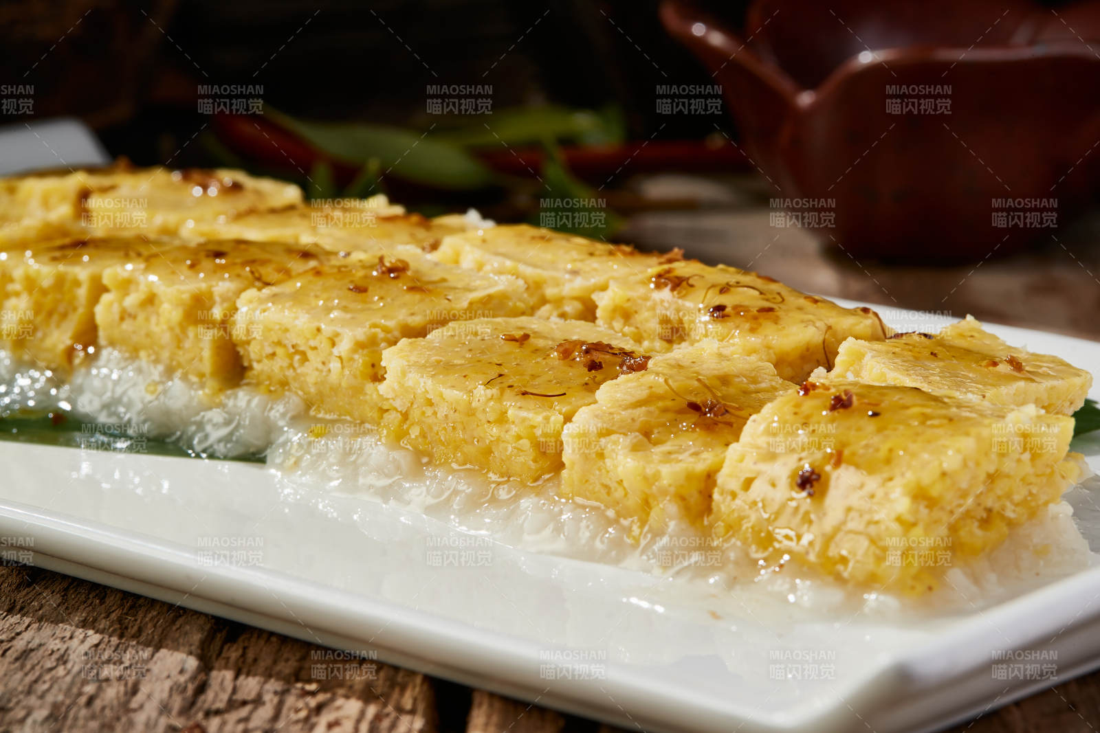 桂花蜂蜜醸小米糯米涼糕