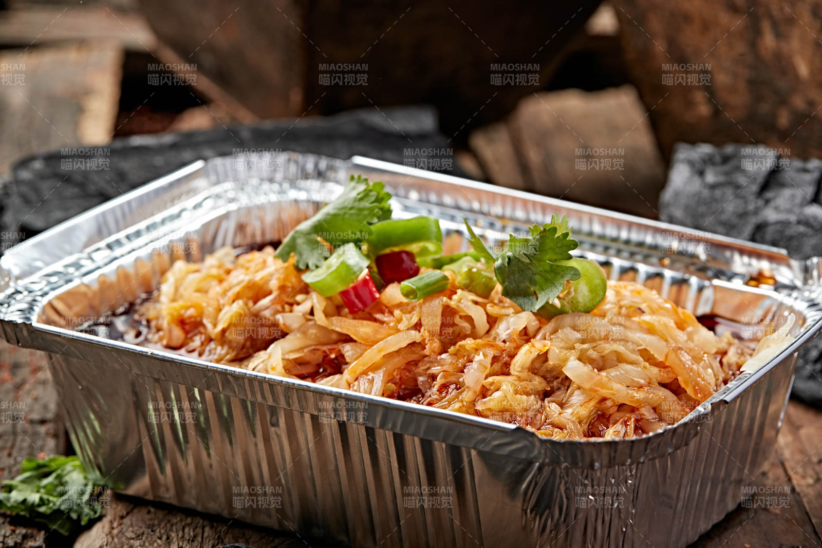 炭烤錫紙紅油酸白菜