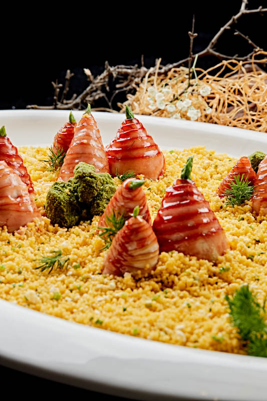 金米培根卷芦笋