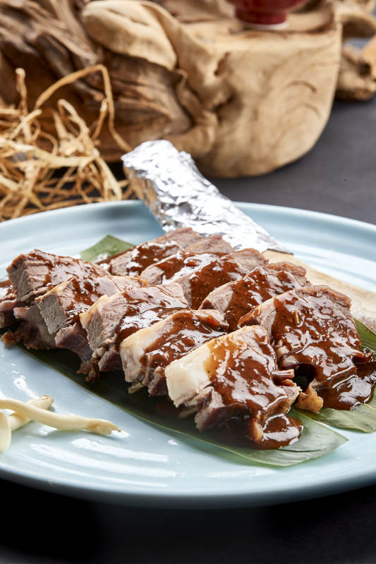 清炖浇汁牛肋条拆骨肉