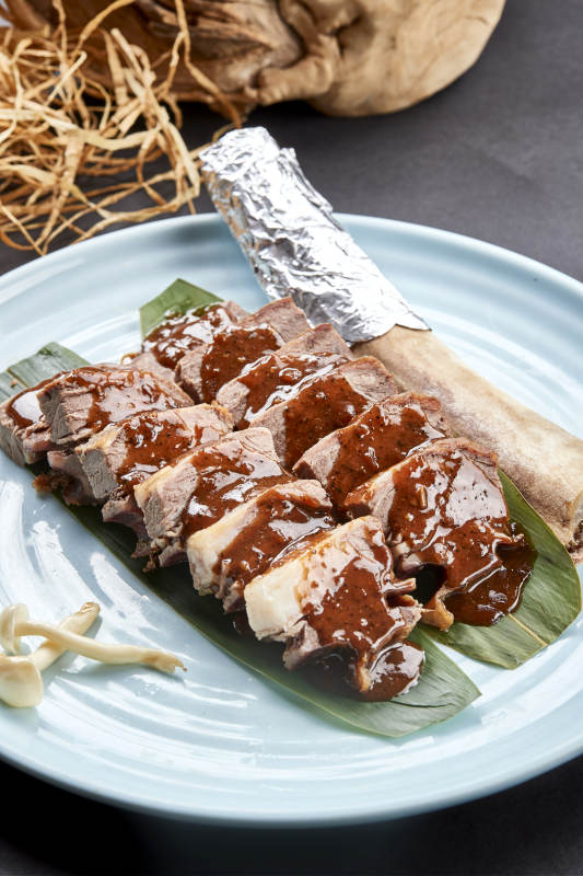 清炖浇汁牛肋条拆骨肉