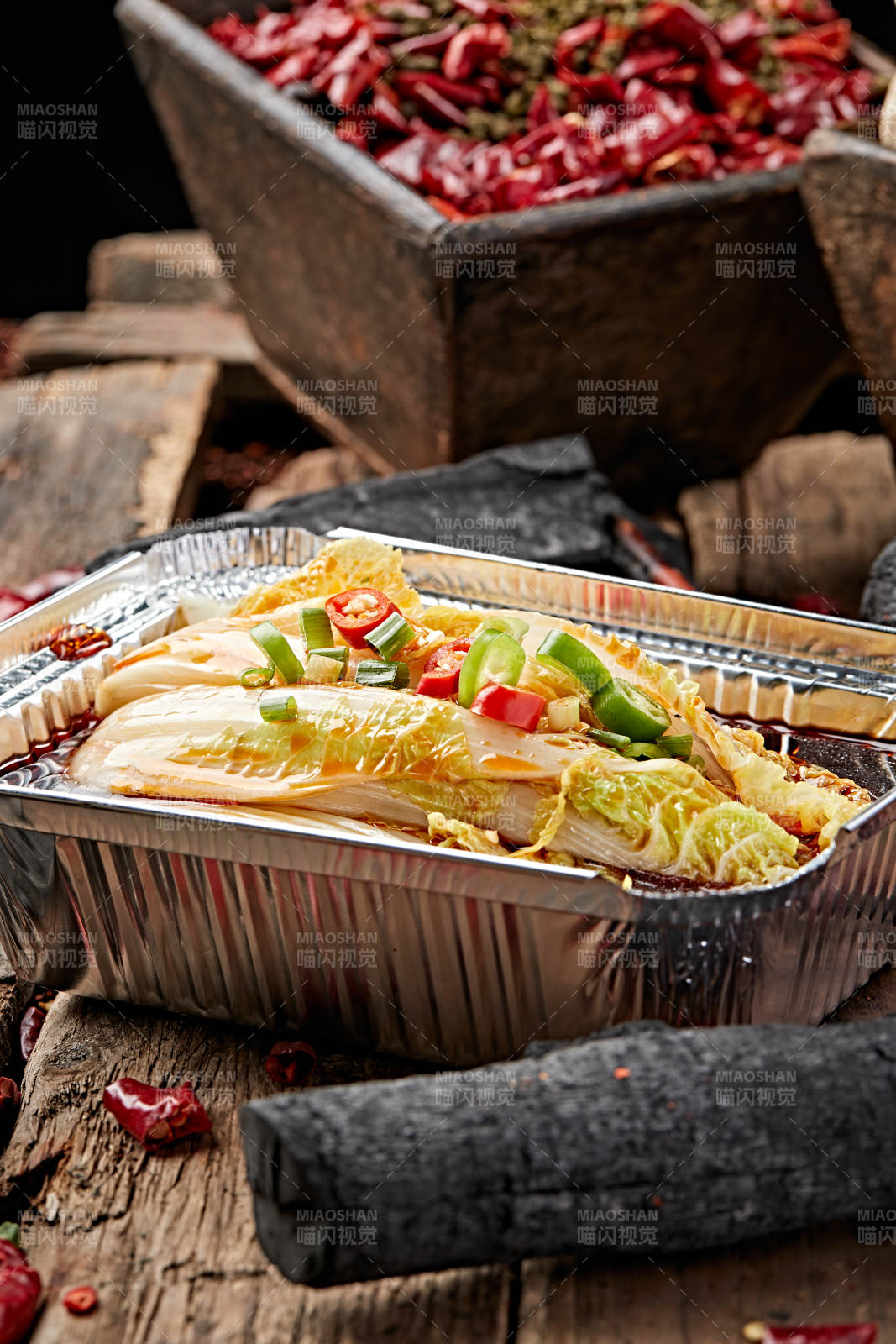 炭烤蒜蓉酱油锡纸娃娃菜