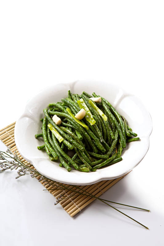 蒜香焯豇豆