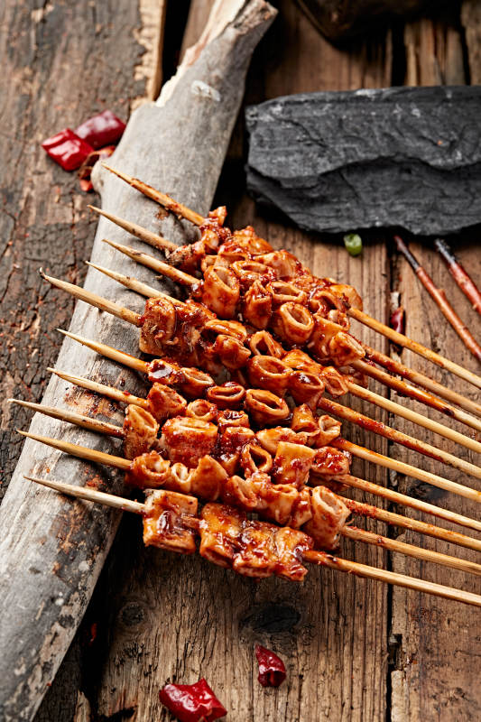 炭烤牛心管黄喉