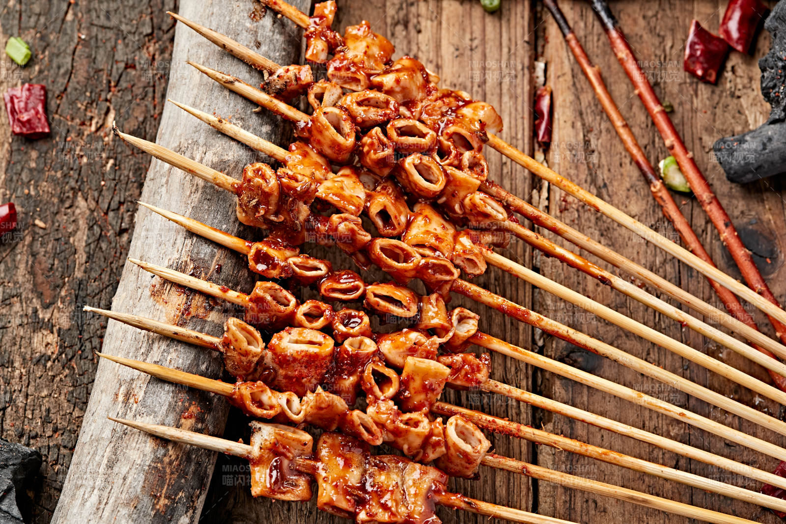 炭烤牛心管黄喉