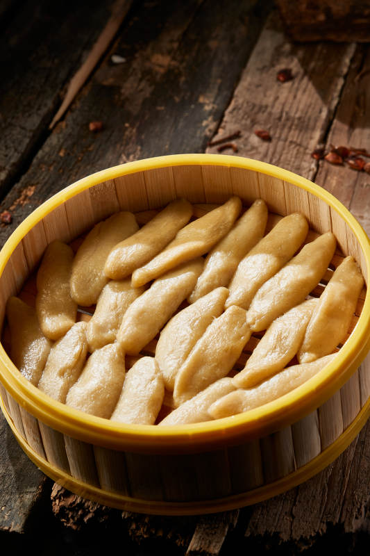 張家口壩上特色美食蒸莜面