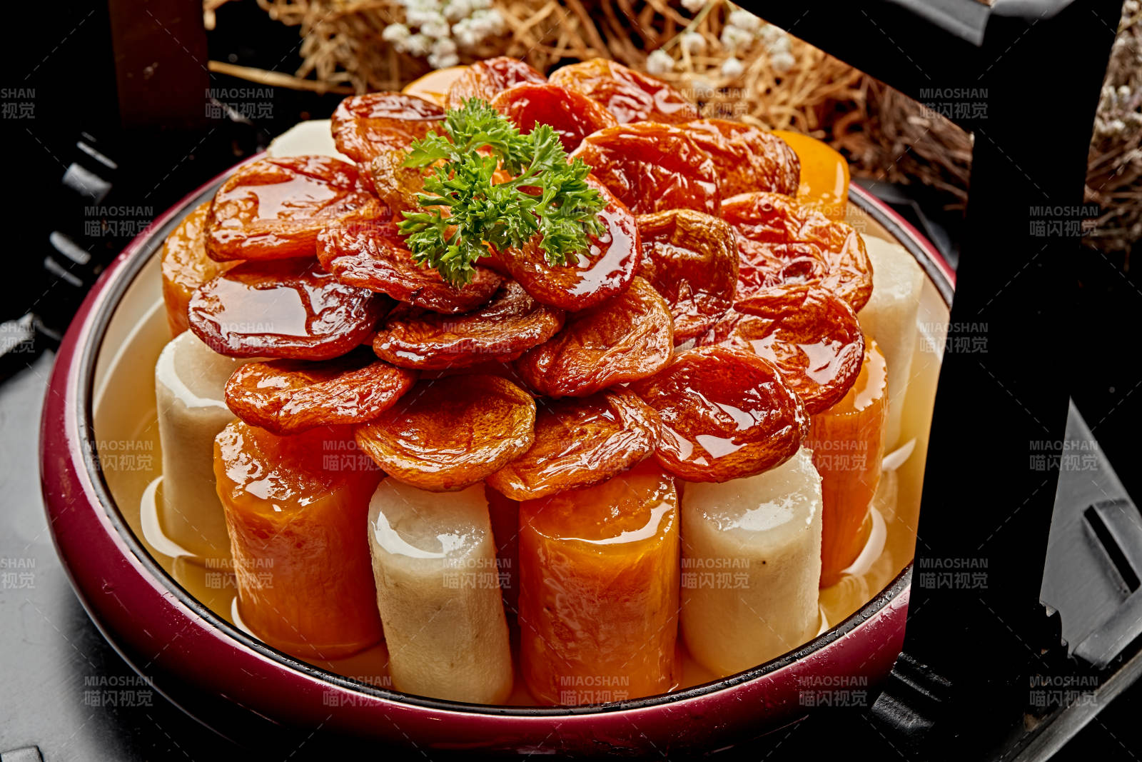 糖水山药红薯焗杏干