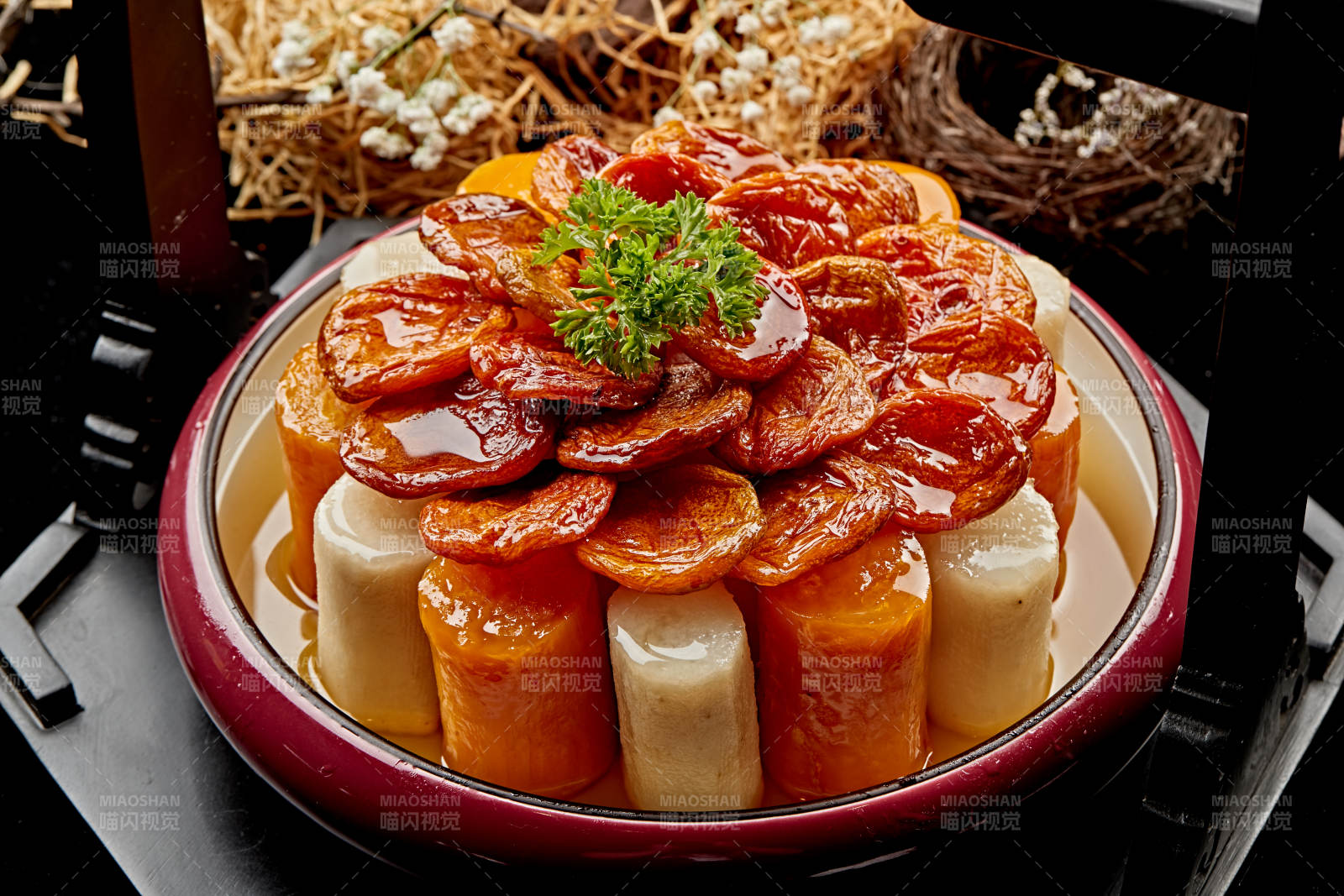 糖水山药红薯焗杏干