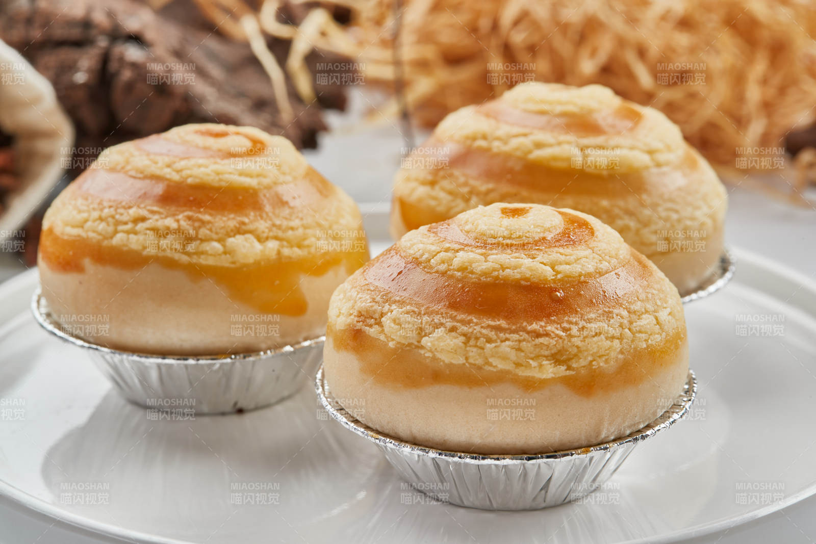 美味茶餐港式菠萝叉烧包