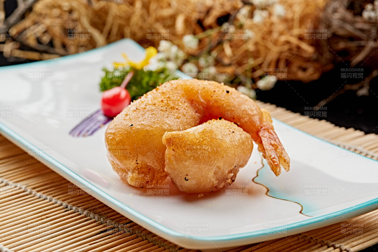 位菜油炸泡泡下