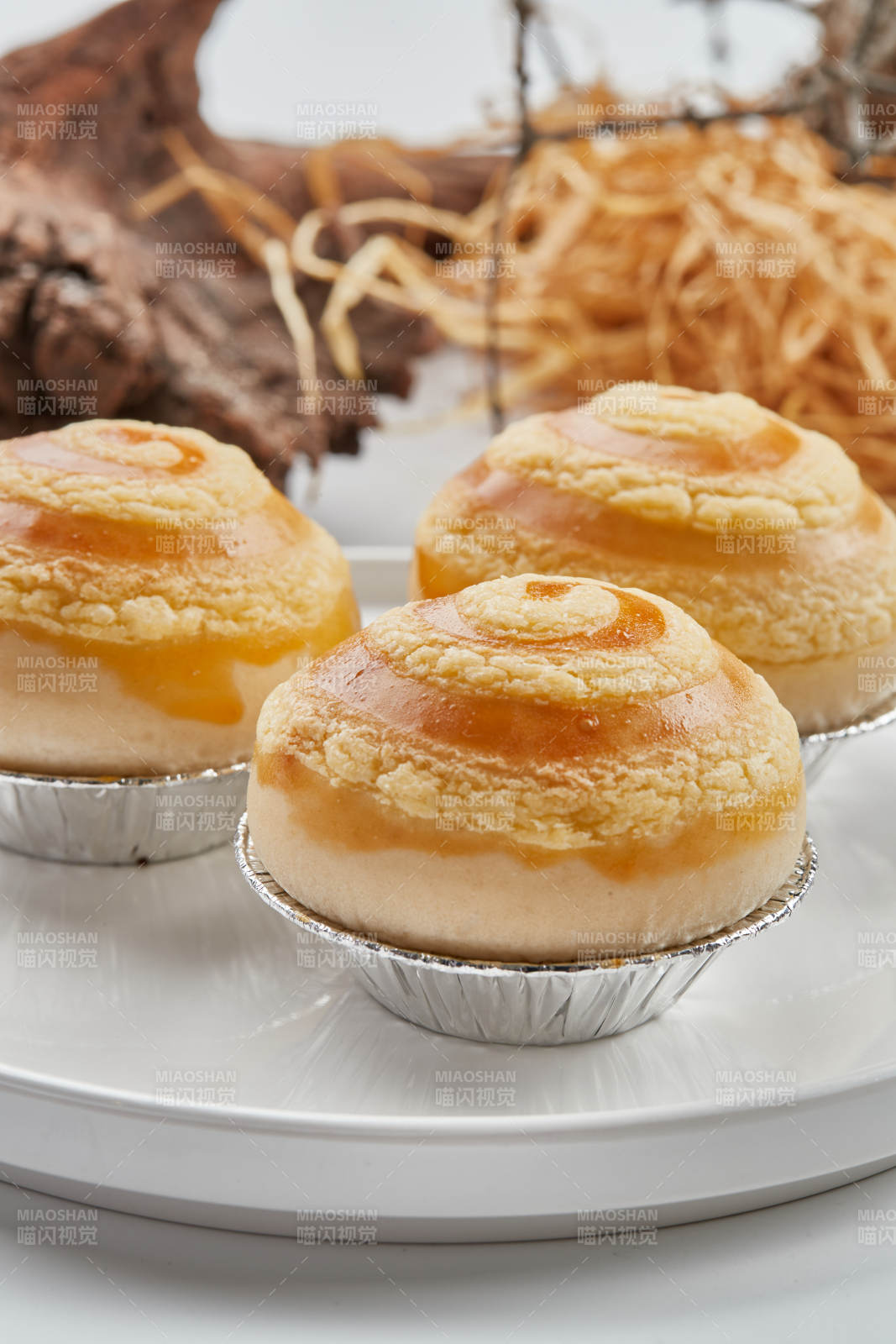 美味茶餐港式菠萝叉烧包