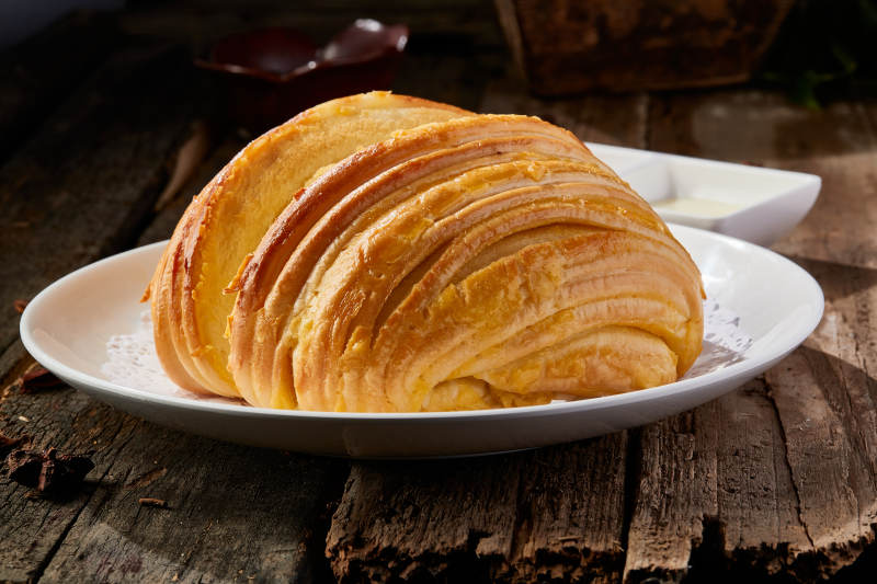 煉乳腐乳烘烤大花卷