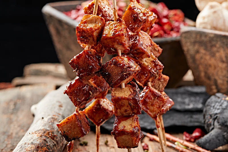 炭烤美味魚豆腐