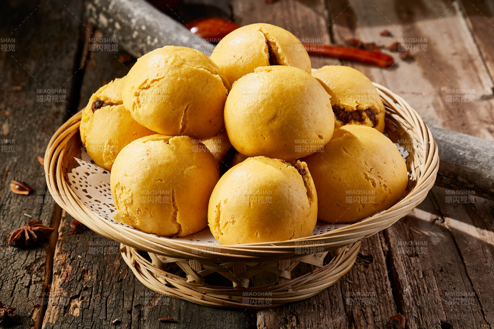 面豆馅开花黄馍馍