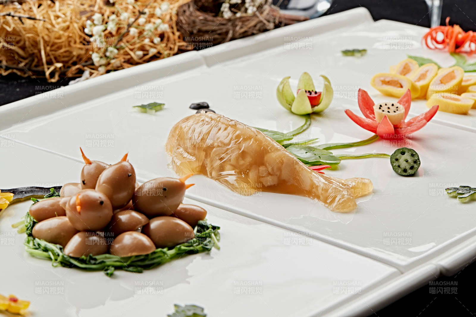 精美制作艺术凉菜