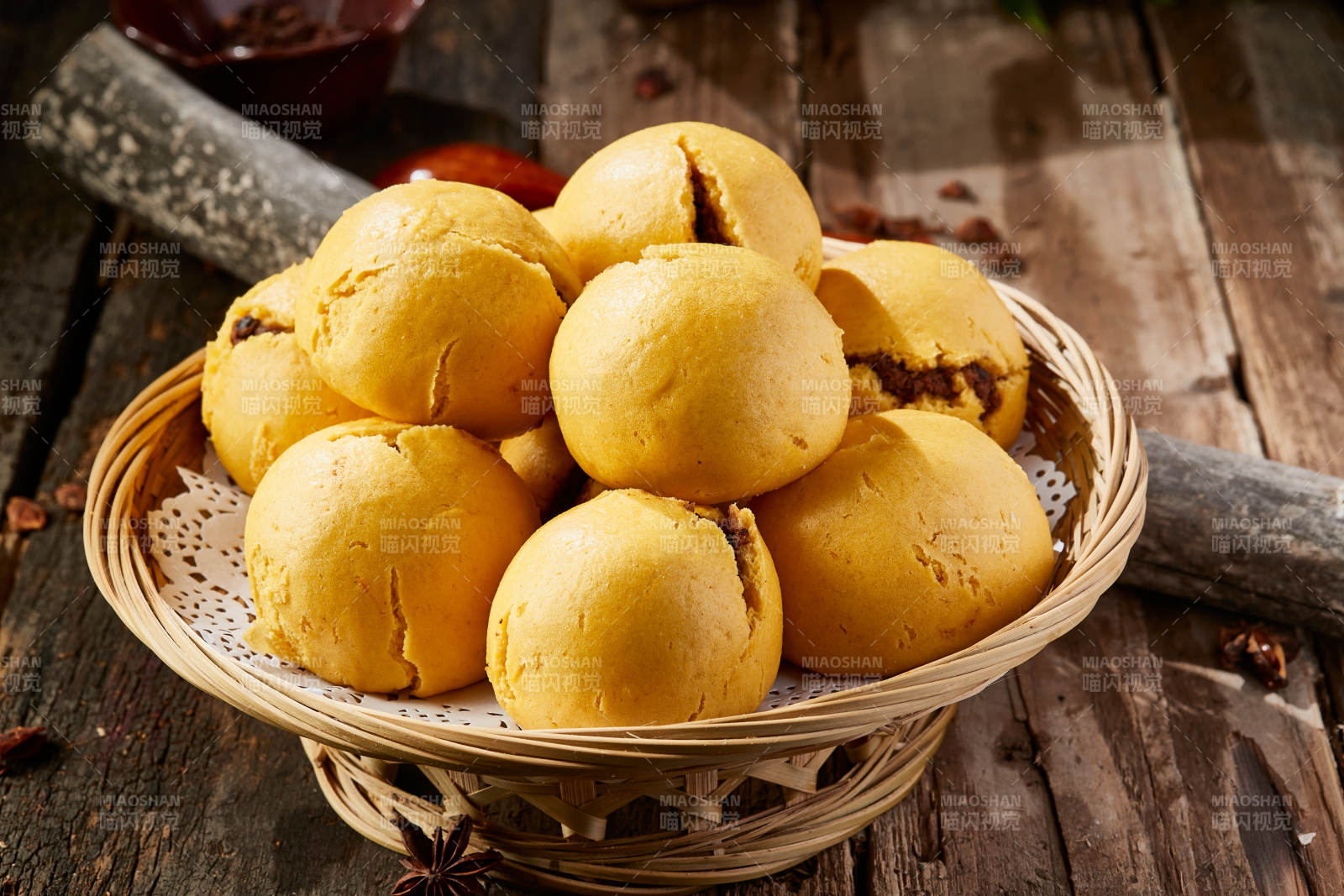 面豆馅开花黄馍馍