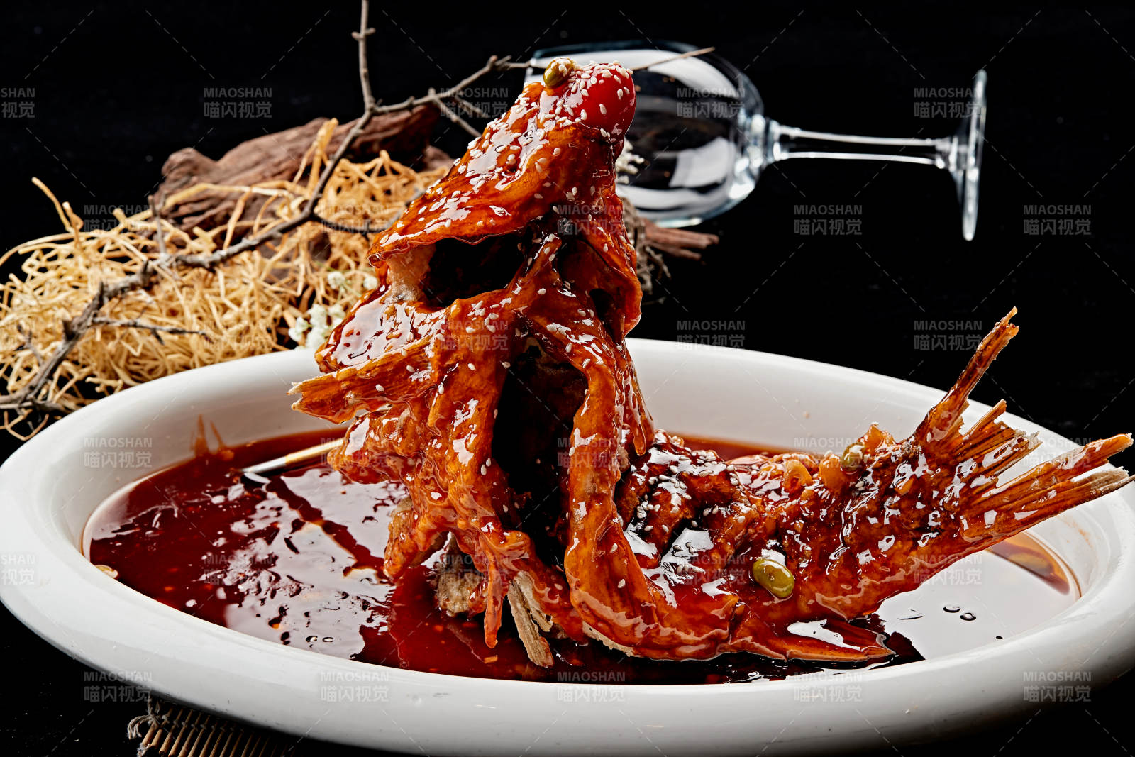 茄汁糖醋干炸魚