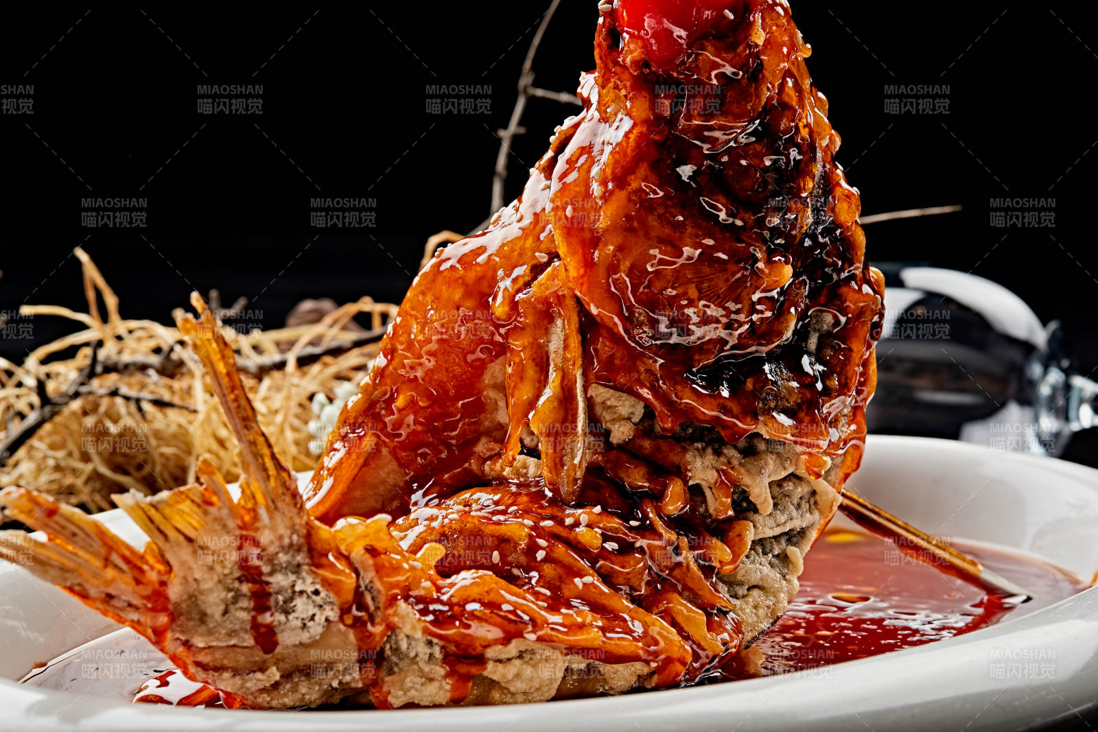 茄汁糖醋干炸魚