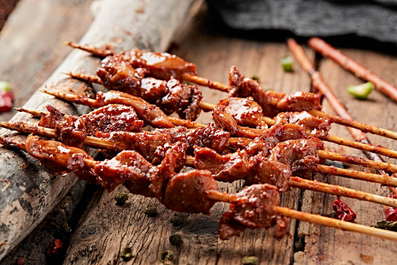 炭烤美味鸡胗子