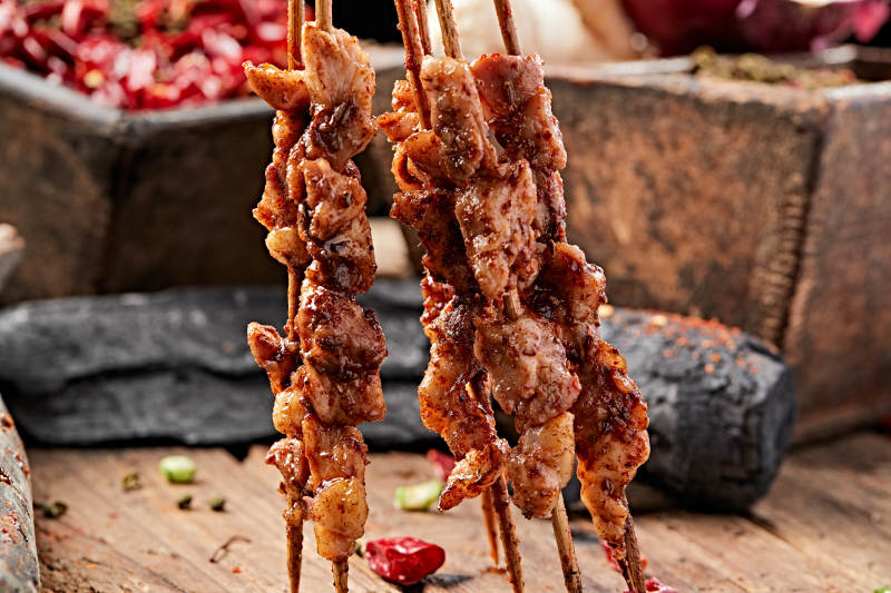 炭烤美味羊肉筋