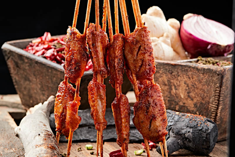 炭烤奥尔良口味鸡翅中