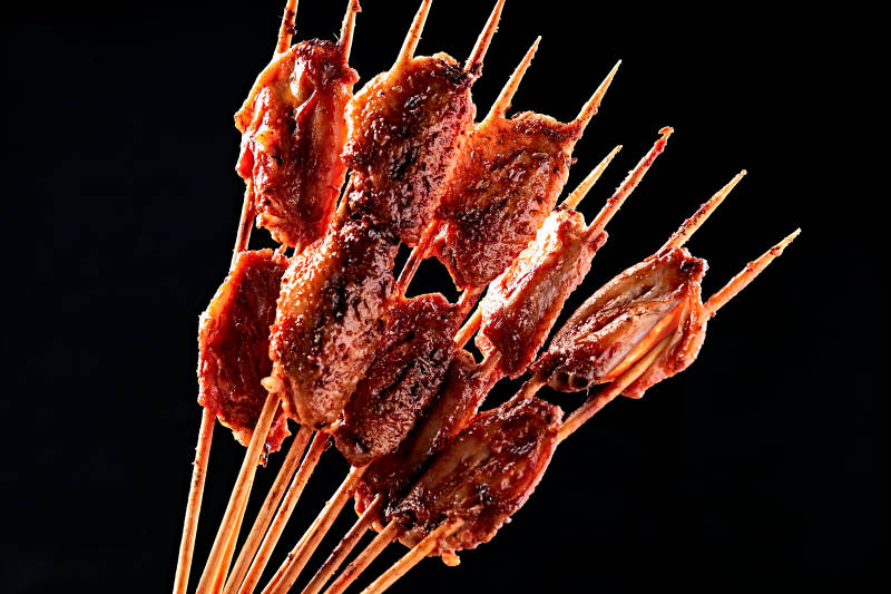 炭烤奥尔良口味鸡翅中