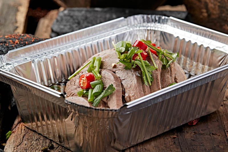 炭烤锡纸酱油护心肉