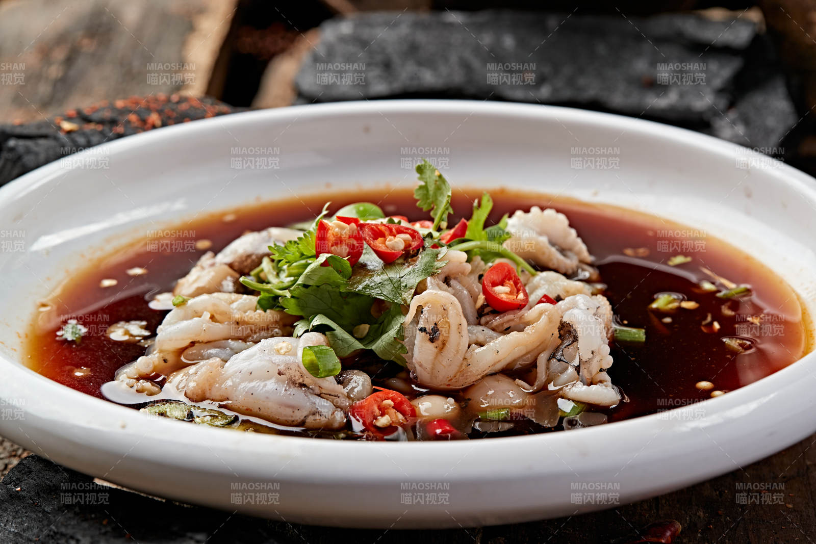 浇汁生淹小八爪鱼