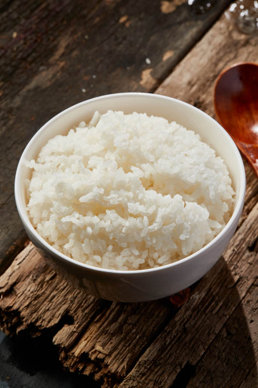 香喷喷的现蒸白米饭