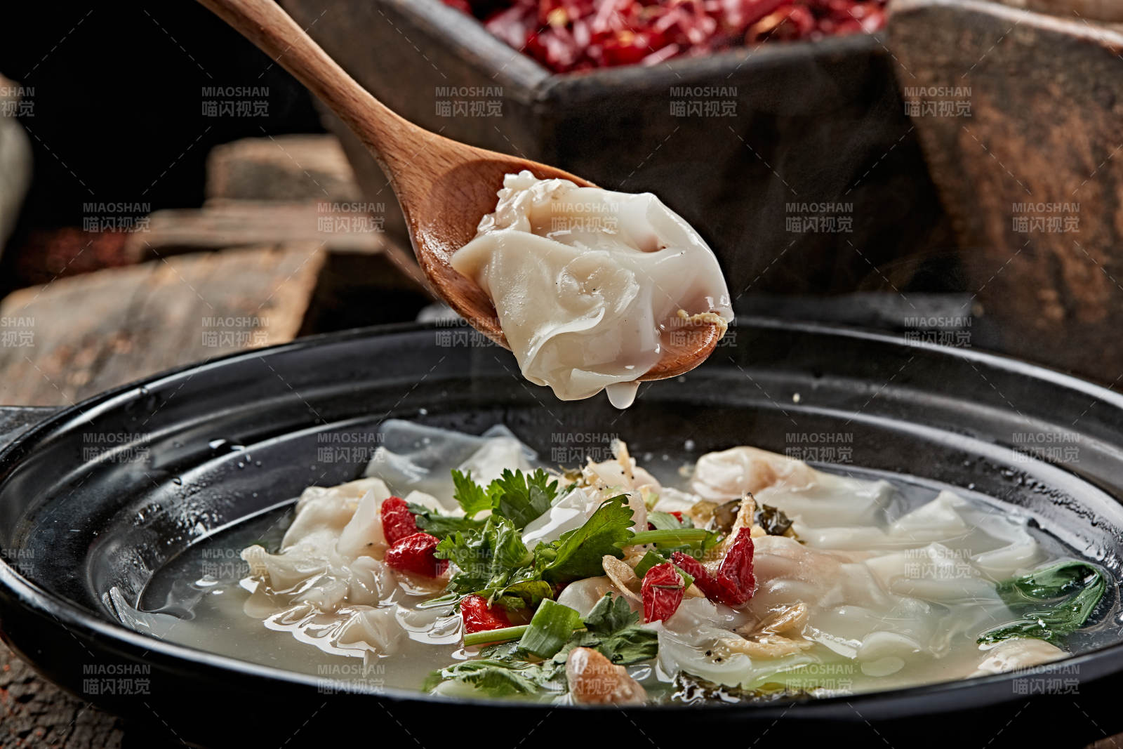 砂鍋紫菜海米小餛飩