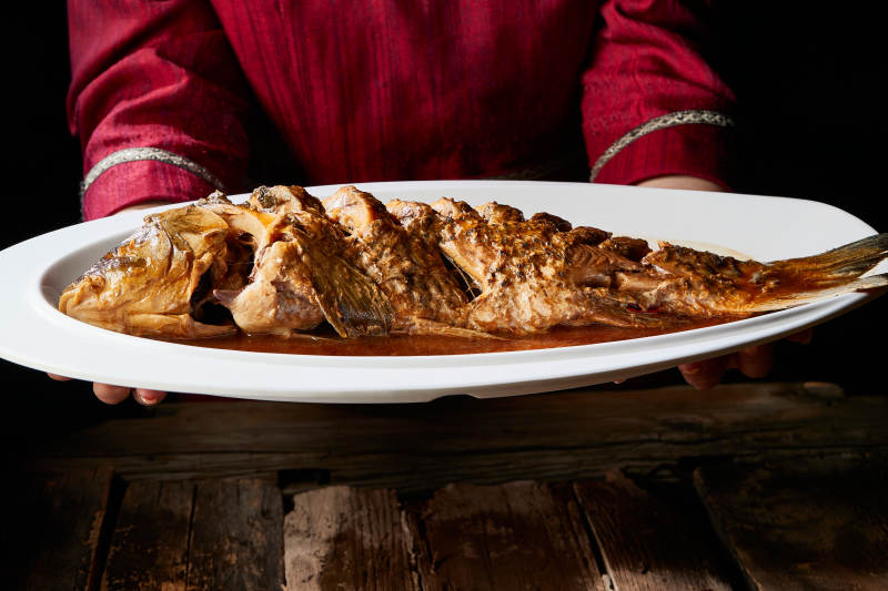 家常炖野生大鲤鱼