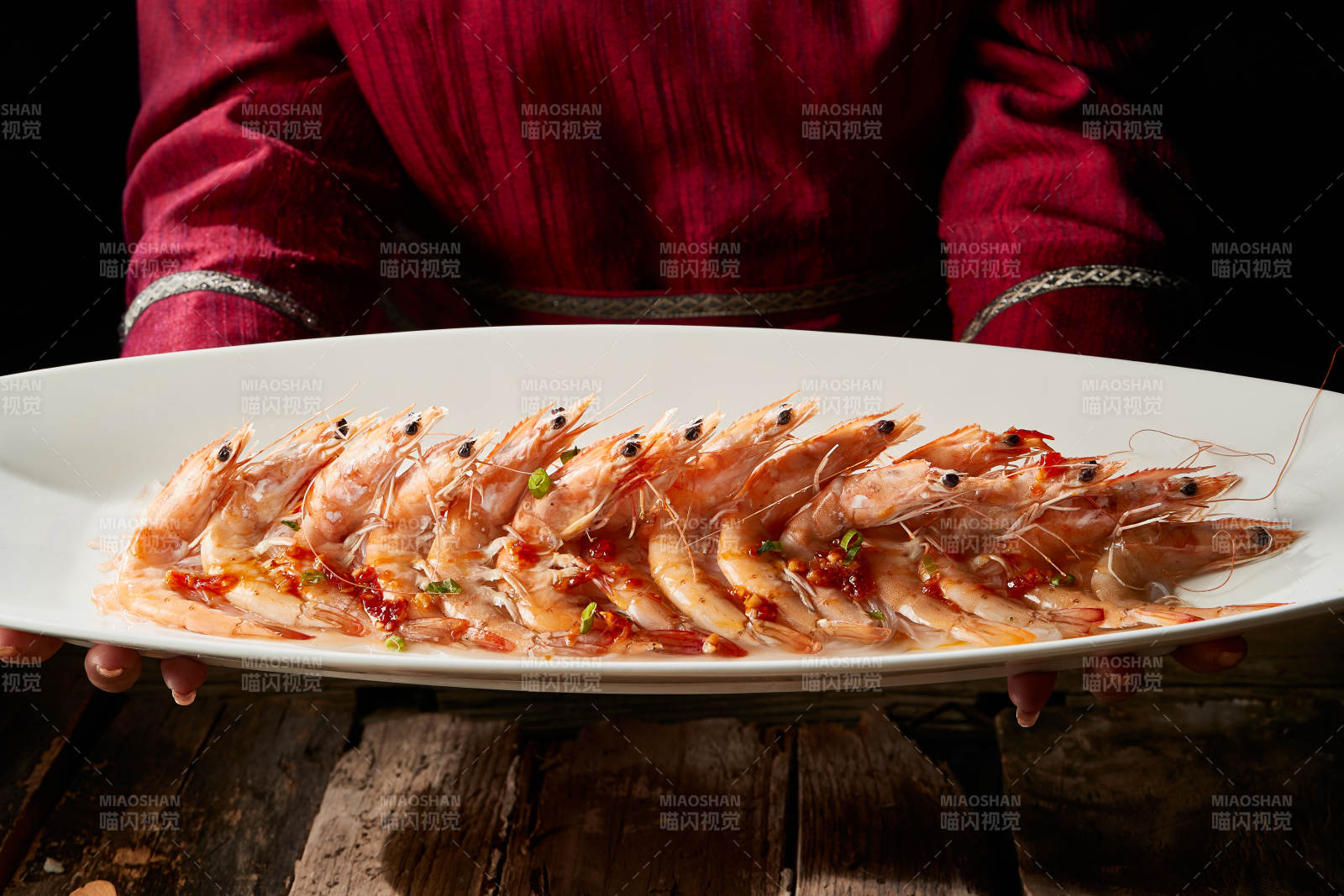 粉絲剁椒蒸開背蝦