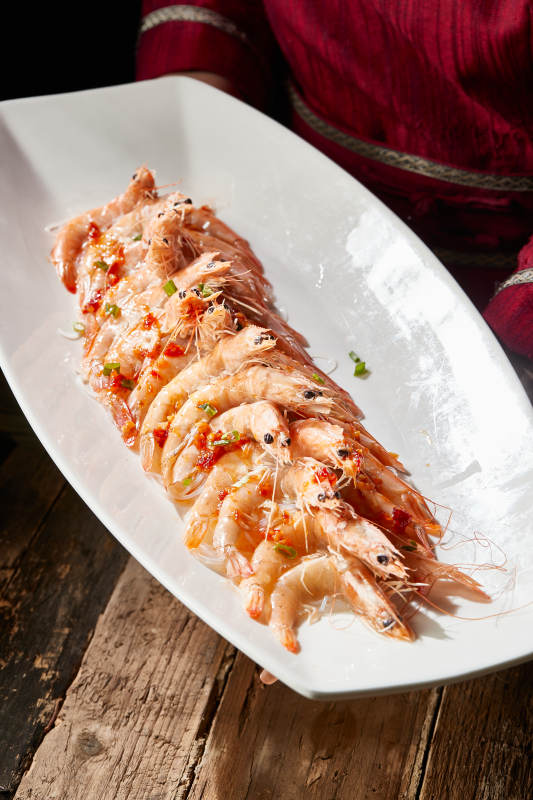 粉絲剁椒蒸開背蝦