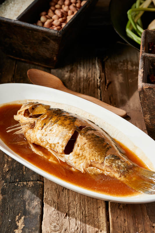 红烧野生湖鱼