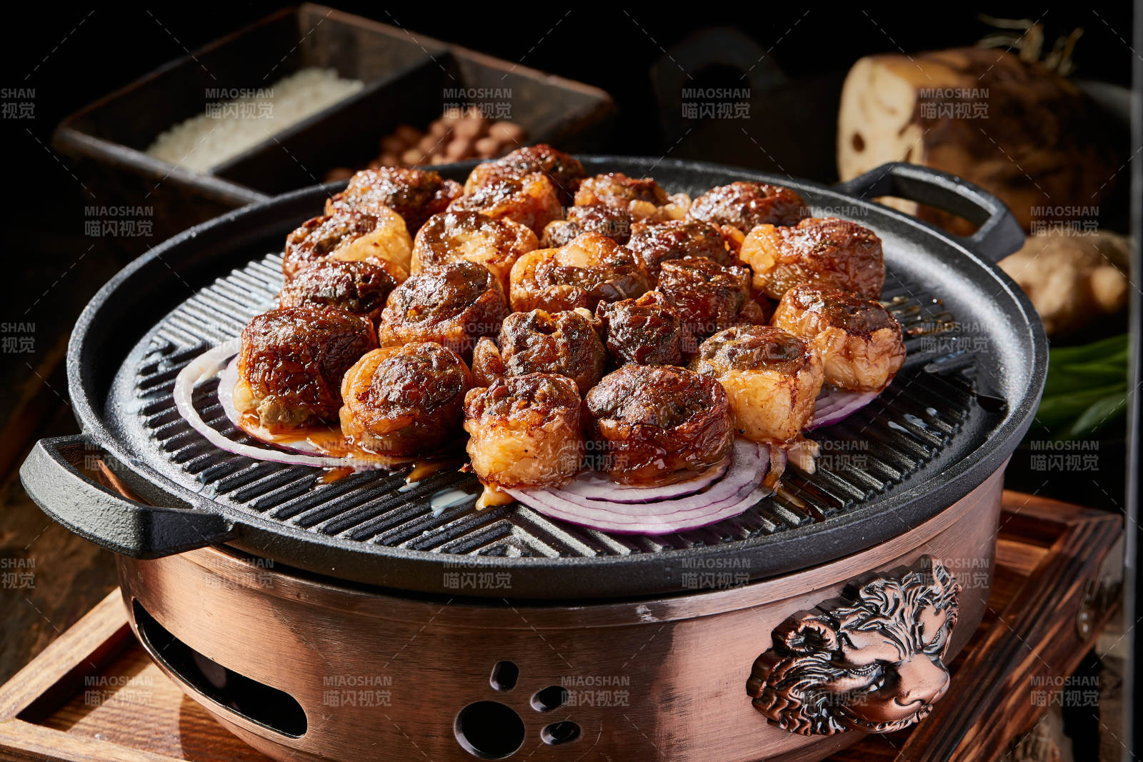 孜然铁板羊腰子