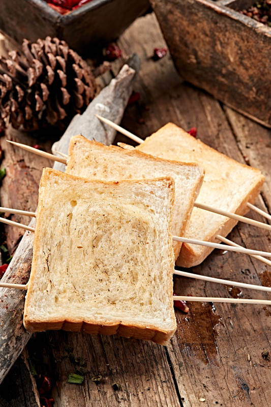 炭烤全麦面包片