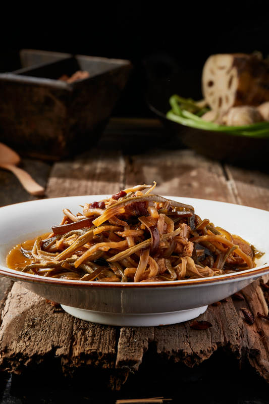 海帶豆干黃花菜燉紅燒肉