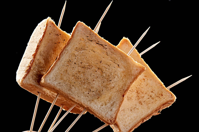 炭烤全麦面包片