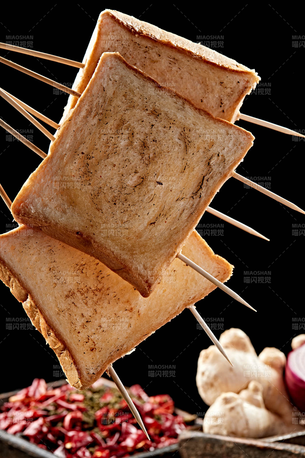 炭烤全麥面包片