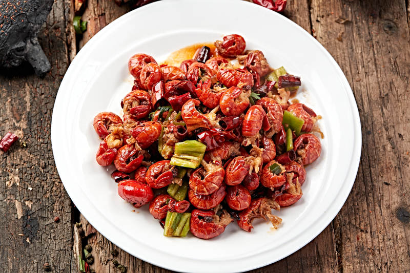 川香辣炒龙虾尾