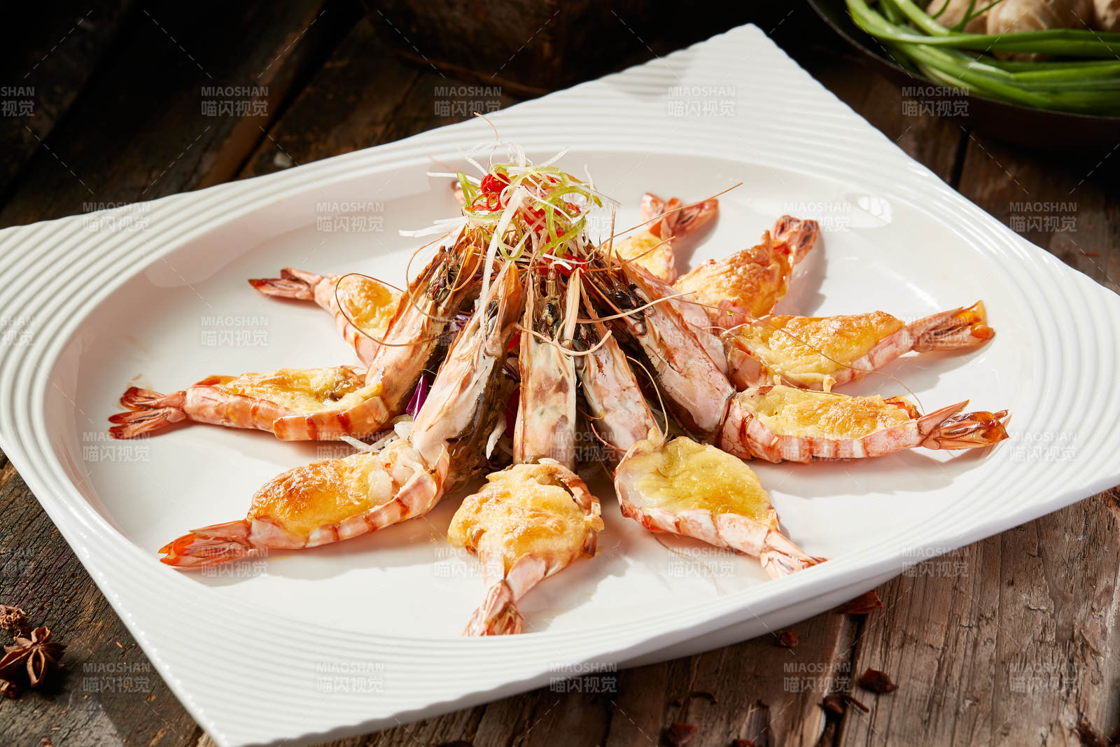 芝士焗阿根廷红虾