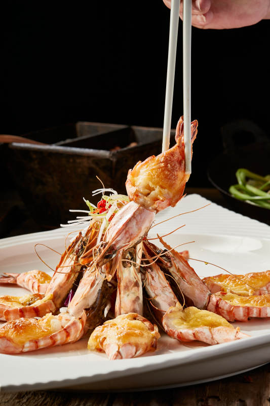 芝士焗阿根廷红虾