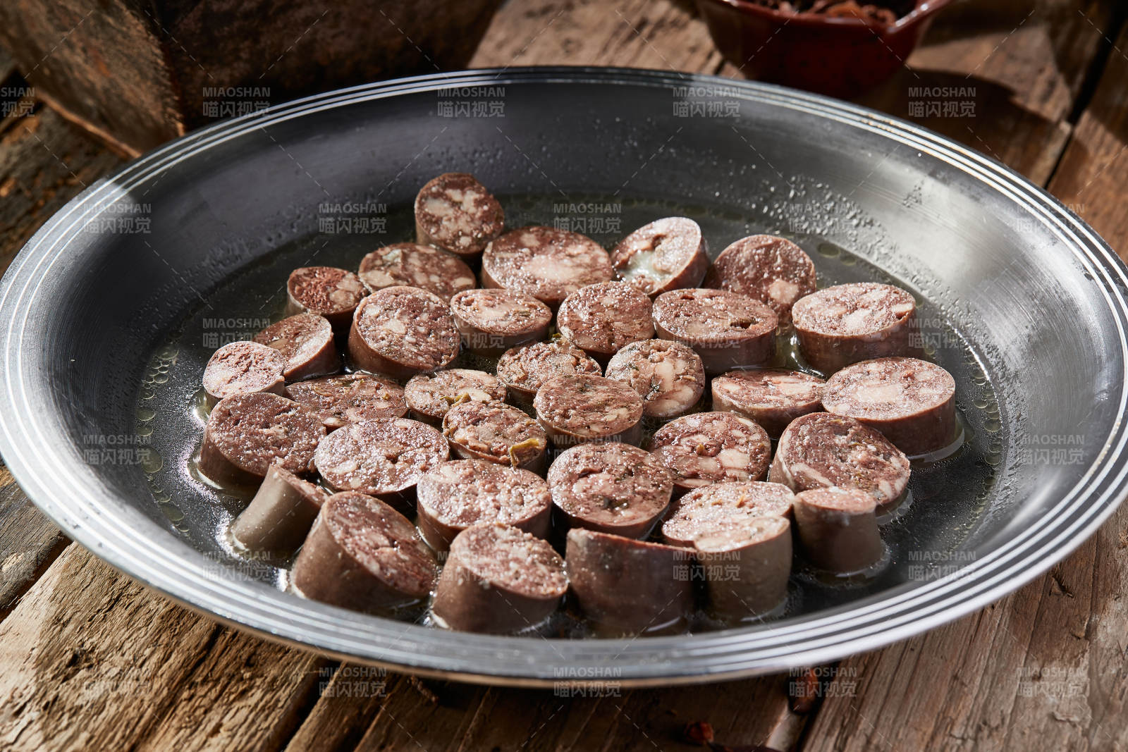 水煮蒜香羊肉血肠