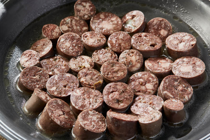 水煮蒜香羊肉血肠