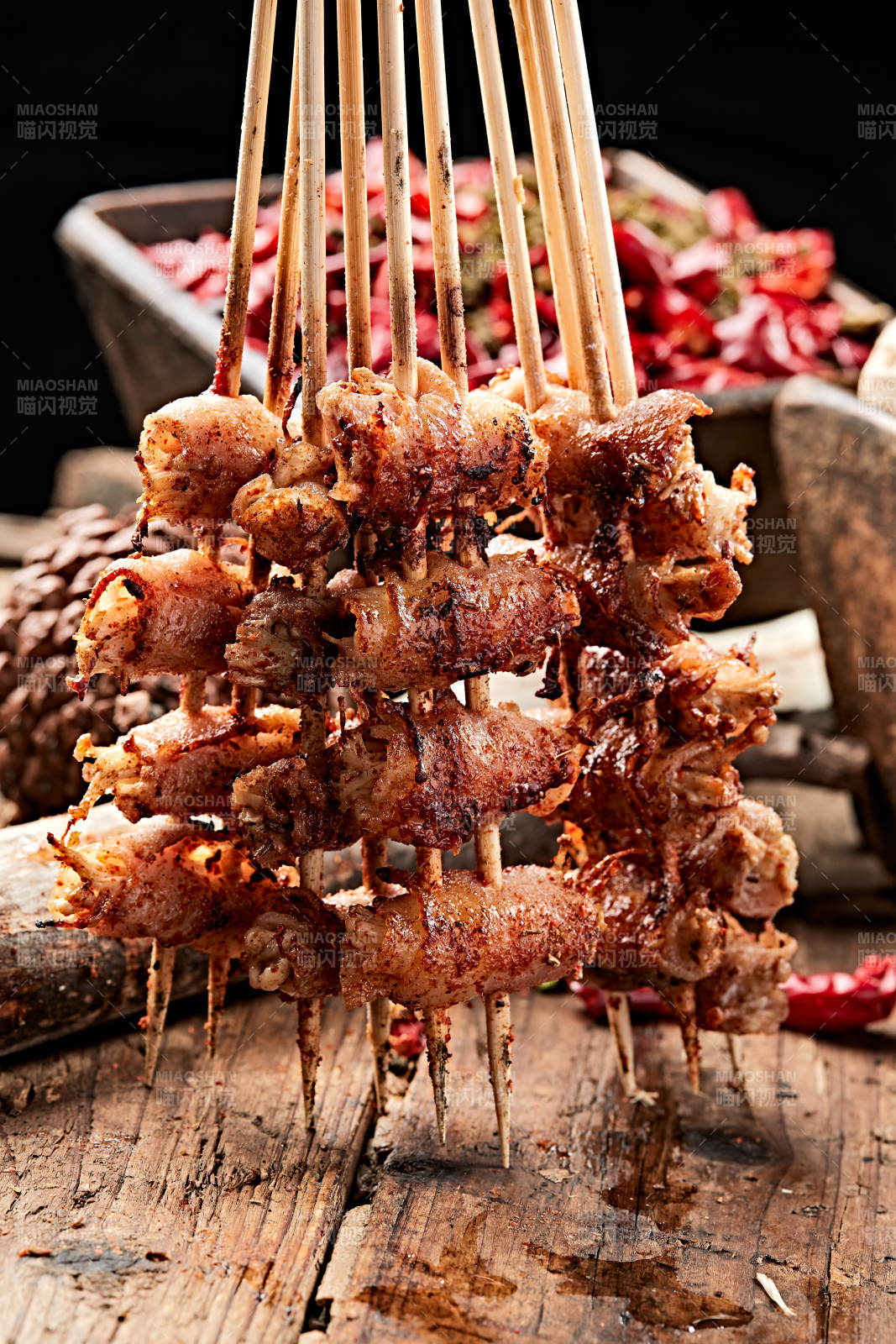 炭烤培根金针菇卷