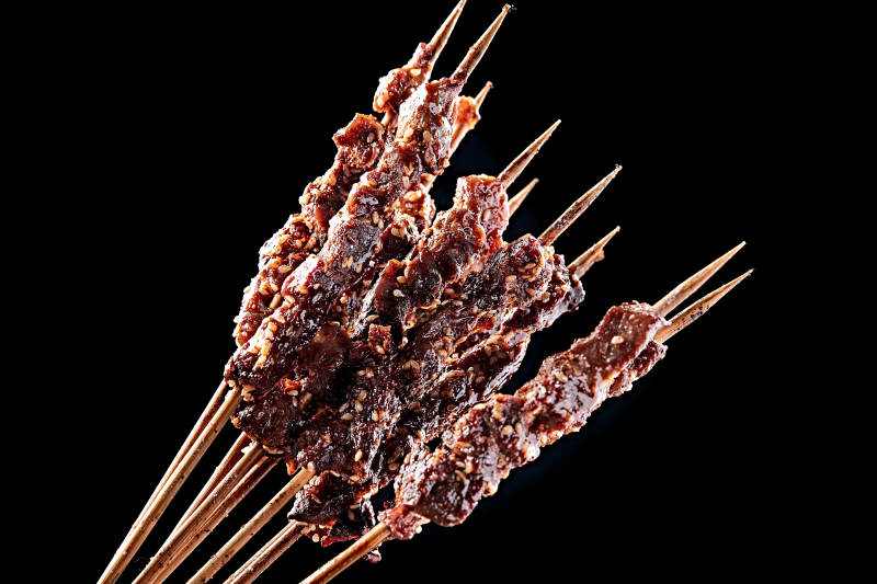 炭烤麻辣牛肉串