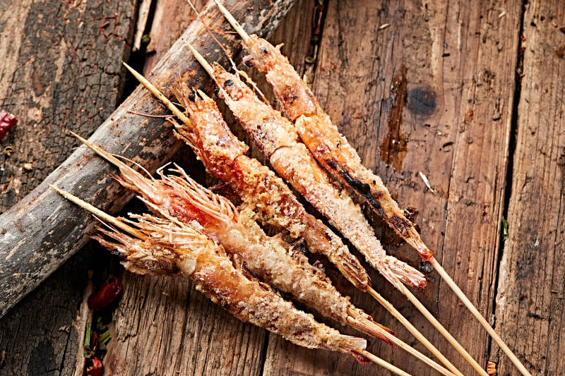 炭烤盐焗大虾