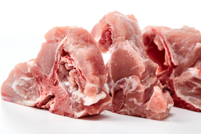 檢疫合格的屠宰生鮮豬肉