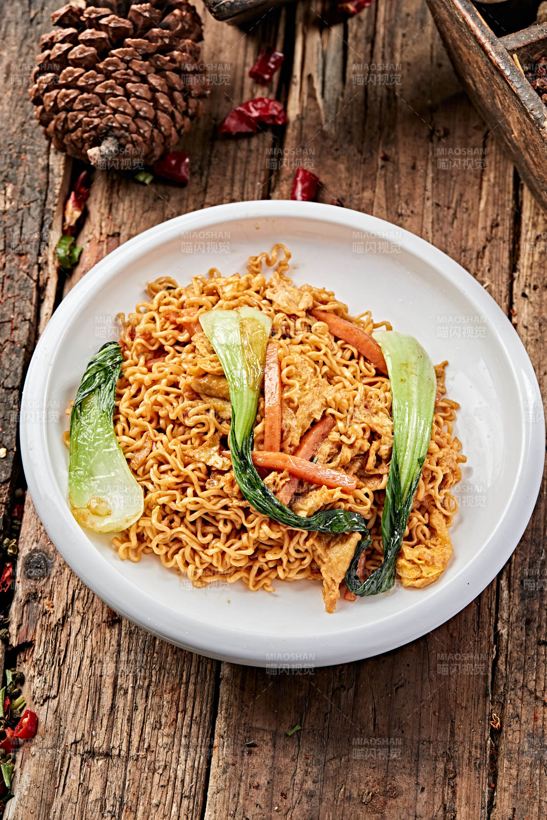 火腿醬炒方便面